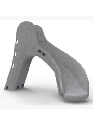 Gebogen glijbaan H130 CD Astralpool - Graniet